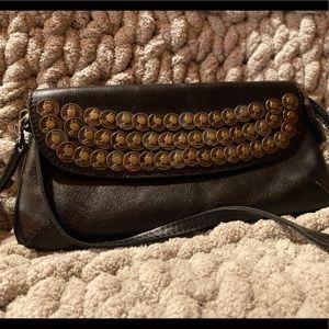 Patricia Nash black leather crossbody